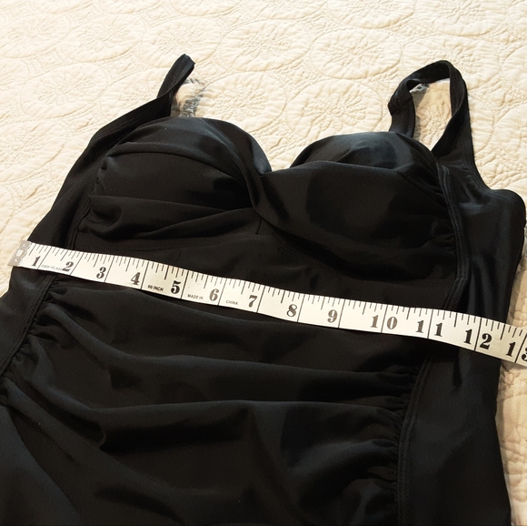NEW/W/TAGS Mycoco Tummy Control ONEPIECE BLACK SWIMSUIT SIZE 6 - Picture 6 of 16